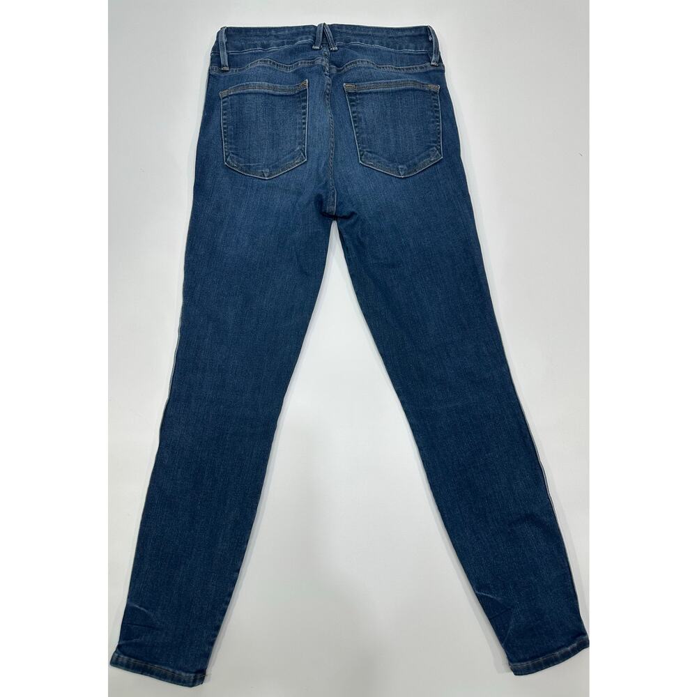 Good American Good Legs Skinny Jeans Size 4 Side Stripe Detail - Picture 3 of 8